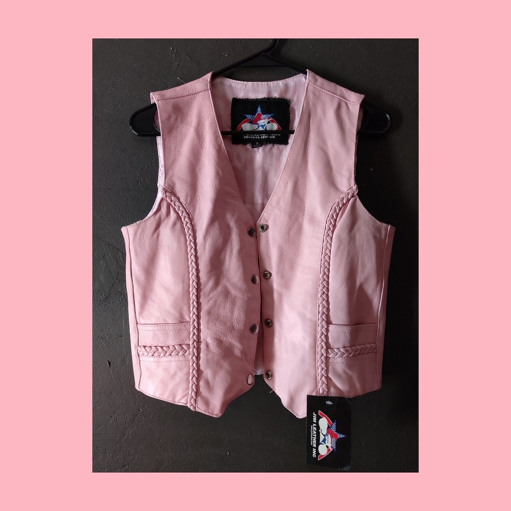 Jim Leather Inc | Leather Vest | Size S